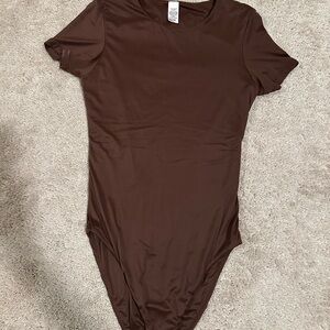 Victoria’s Secret Brown Short Sleeve Bodysuit